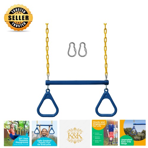 Secure outdoor trapeze bar - outdoor, 18"