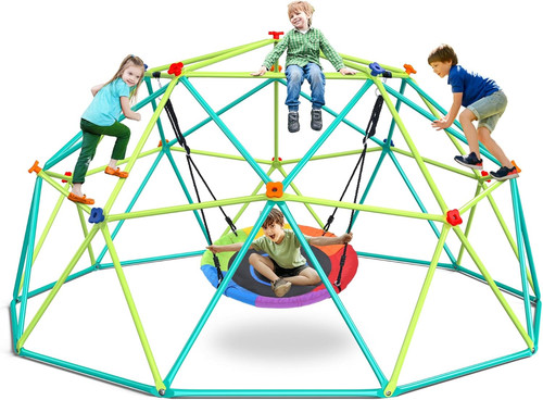 Climbing dome swing set - climbing,